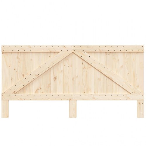 Sengegavl i massivt fyrretræ 200 x 104 cm