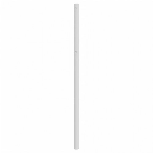 Sengegavl 150 cm metal hvid