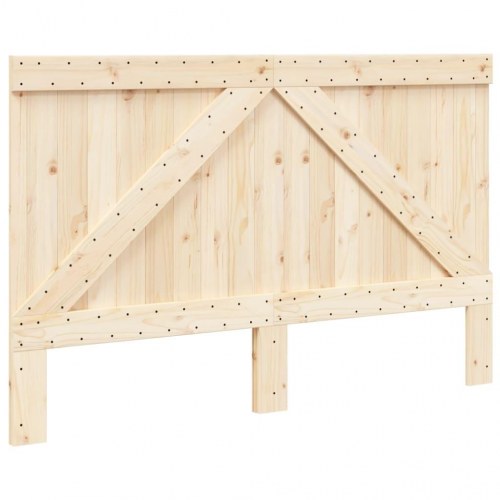 Sengegavl 160x104 cm massivt fyrretræ