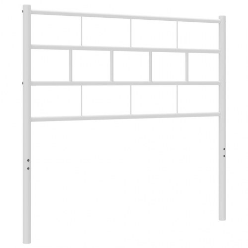 Sengegavl i metal 80 cm - hvid, udskiftningsgavl