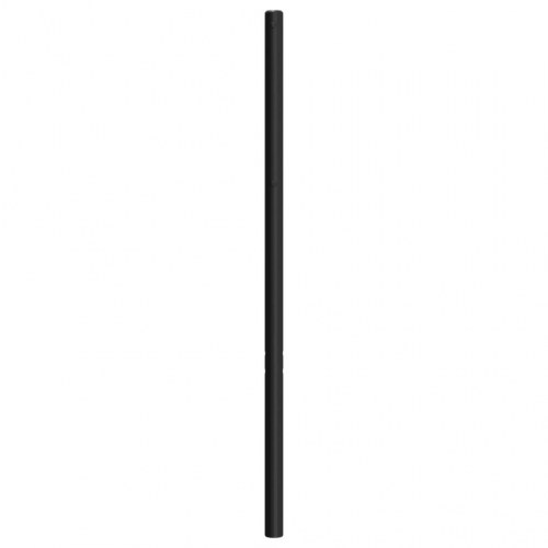 Sengegavl 90 cm metal sort