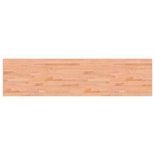 Skrivebordsplade 220x55x2,5 cm massivt bøgetræ