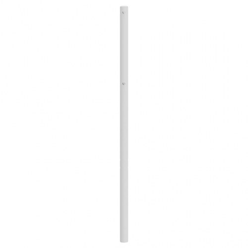 Sengegavl i metal 107 cm - hvid, klassisk design