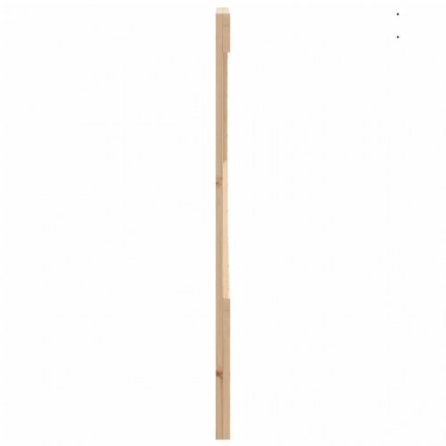 Sengegavl 90×104 cm i massivt fyrretræ - natur