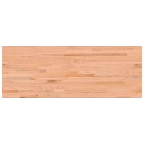 Skrivebordsplade 150x55x2,5 cm massivt bøgetræ