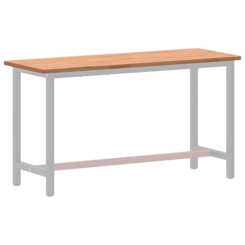 Skrivebordsplade 150x55x2,5 cm massivt bøgetræ