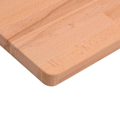 Skrivebordsplade 150x55x2,5 cm massivt bøgetræ