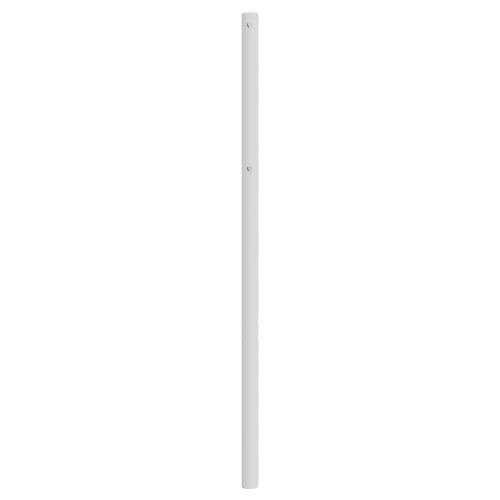 Sengegavl 160 cm metal hvid