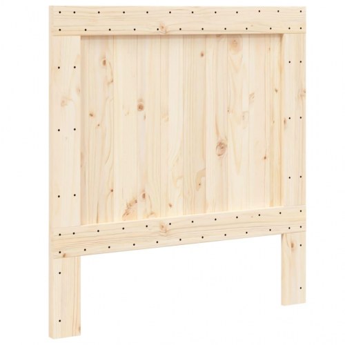 Sengegavl i massivt fyrretræ 100 x 104 cm