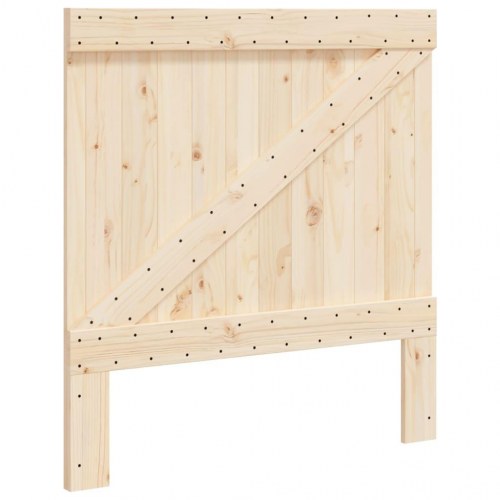 Sengegavl i massivt fyrretræ 100 x 104 cm