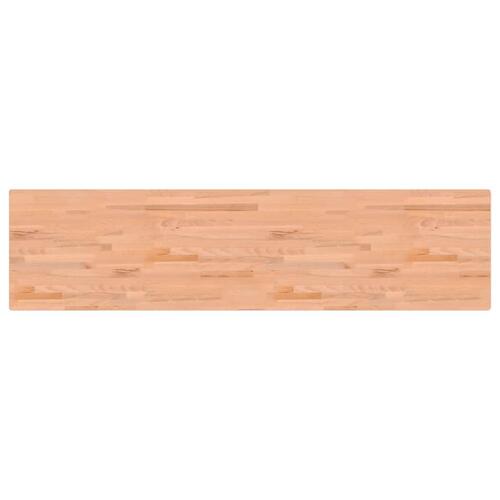 Arbejdsbænk 220x55x81,5 cm massivt bøgetræ og metal