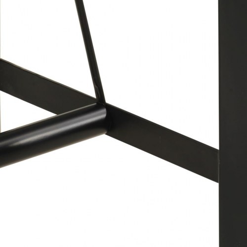 Barbord 110 x 55 x 107 cm i massivt genbrugstræ og jern