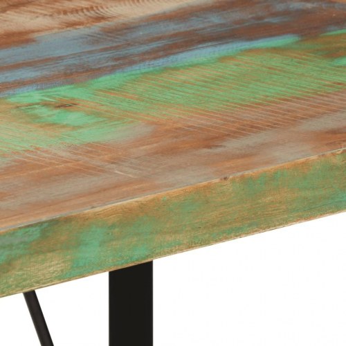 Barbord 110 x 55 x 107 cm i massivt genbrugstræ og jern