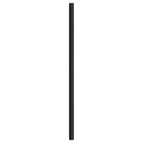 Sengegavl i metal 193 cm - sort