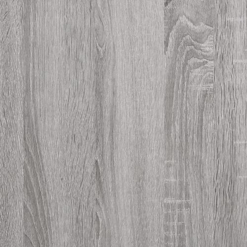Konsolbord 100x25x75 cm konstrueret træ grå sonoma-eg