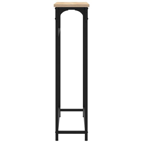 Konsolbord 75x19,5x75 cm konstrueret træ sonoma-eg