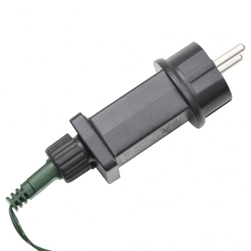 LED-juletræ med spyd 570 LED'er 300 cm farverigt lys