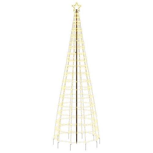 LED-juletræ med spyd 570 LED'er 300 cm varmt hvidt lys