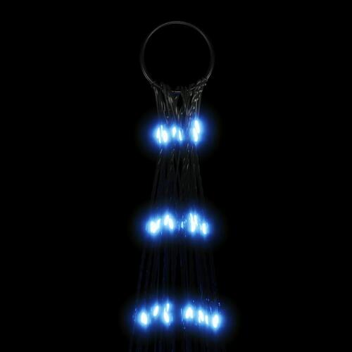 Julelys til flagstang 3000 LED'er 800 cm blåt lys