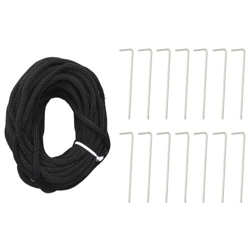 Julelys til flagstang 3000 LED'er 800 cm blåt lys
