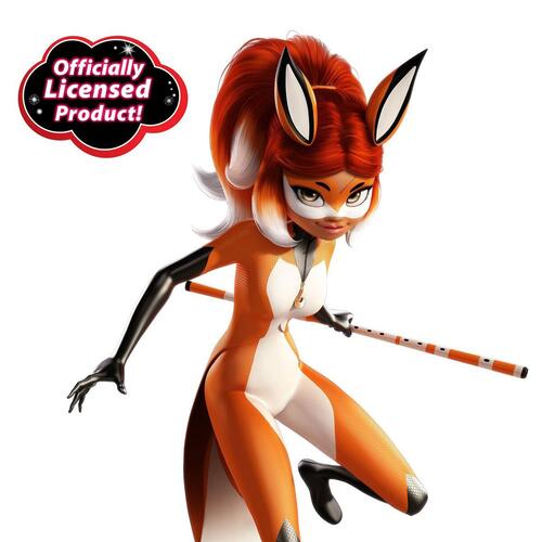 Kostume til børn Miraculous: Tales of Ladybug & Cat Noir Transformation Set - Rena Rouge Orange 4 Dele