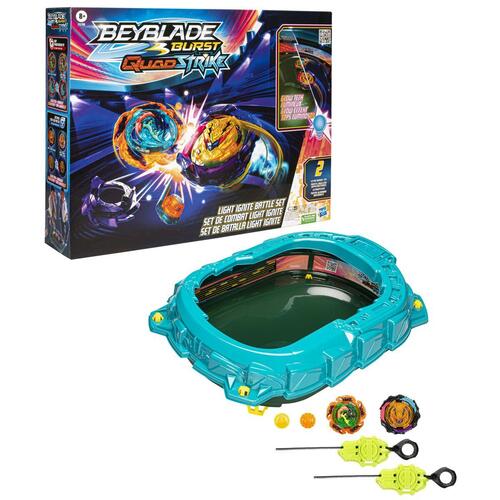Sæt med kampgyroskoper og arena Beyblade Burst - Quad Strike