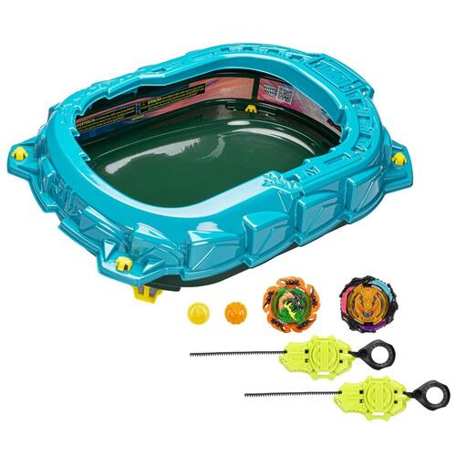Sæt med kampgyroskoper og arena Beyblade Burst - Quad Strike