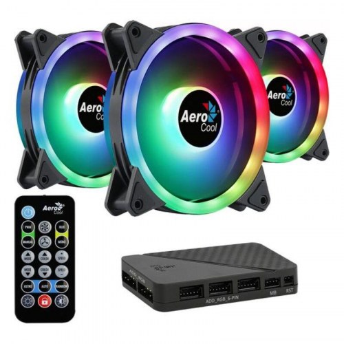 Aerocool Duo 12 Pro ARGB 12 cm - 3-pak kabinetventilator
