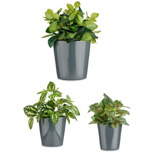 Krukker Ibergarden antracit ler - konisk sæt, Ø14/Ø17/Ø22 cm, 3 dele