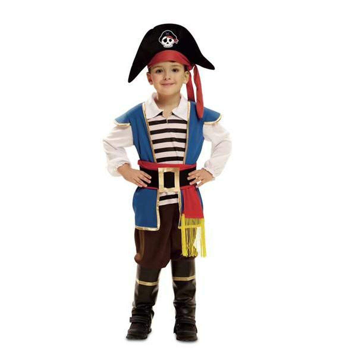 Piratkostume til børn, 6 dele (3-4 år)