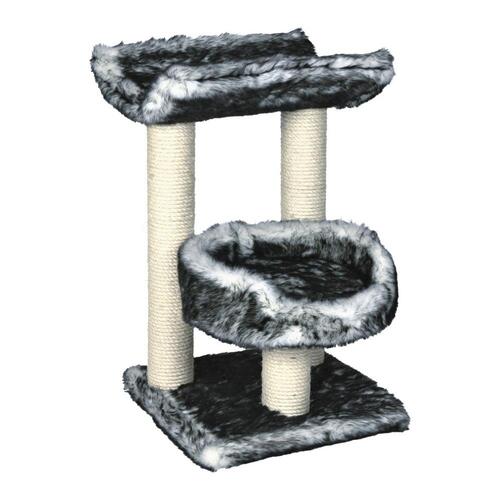 Trixie kradsetræ 44567 - træ/sisal, sort/hvid, 62 cm