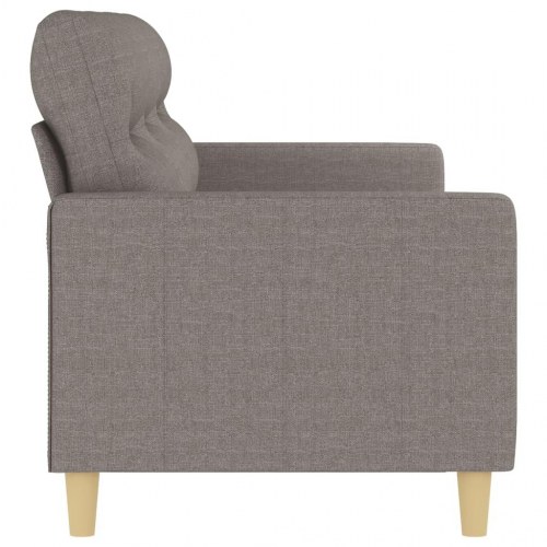 3-personers sofa i stof - gråbrun, 180 cm sædebredde
