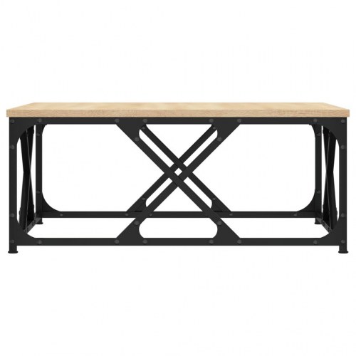 Sofabord 70x70x30 cm konstrueret træ sonoma-eg
