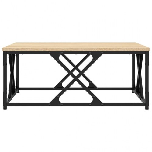 Sofabord 70x70x30 cm konstrueret træ sonoma-eg