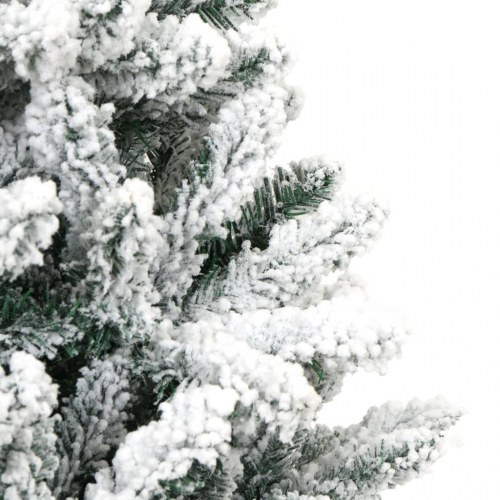 Kunstigt juletræ med sne 120 cm - hængslet konstruktion