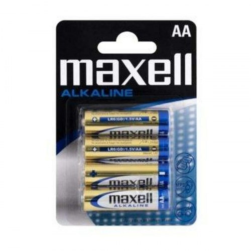 Maxell AA LR06 alkalinebatterier - 12 enheder