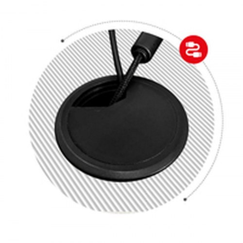 Huzaro Hero 2.5 skrivebord - hvid/sort, 120 × 60 cm