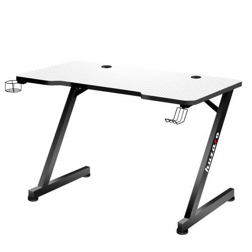 Huzaro Hero 2.5 skrivebord - hvid/sort, 120 × 60 cm