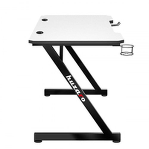 Huzaro Hero 2.5 skrivebord - hvid/sort, 120 × 60 cm