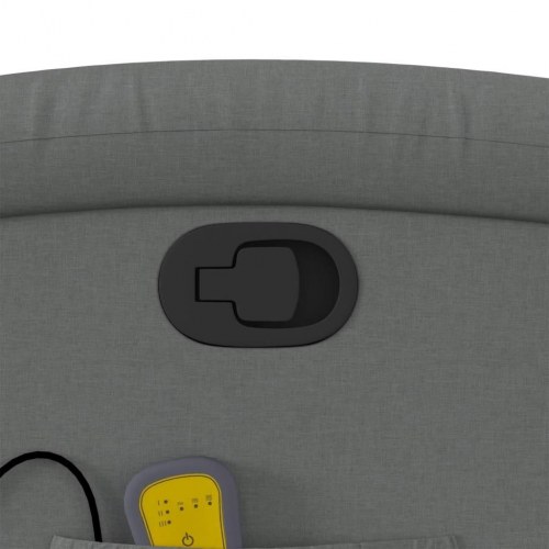 Massagestol stof mørkegrå