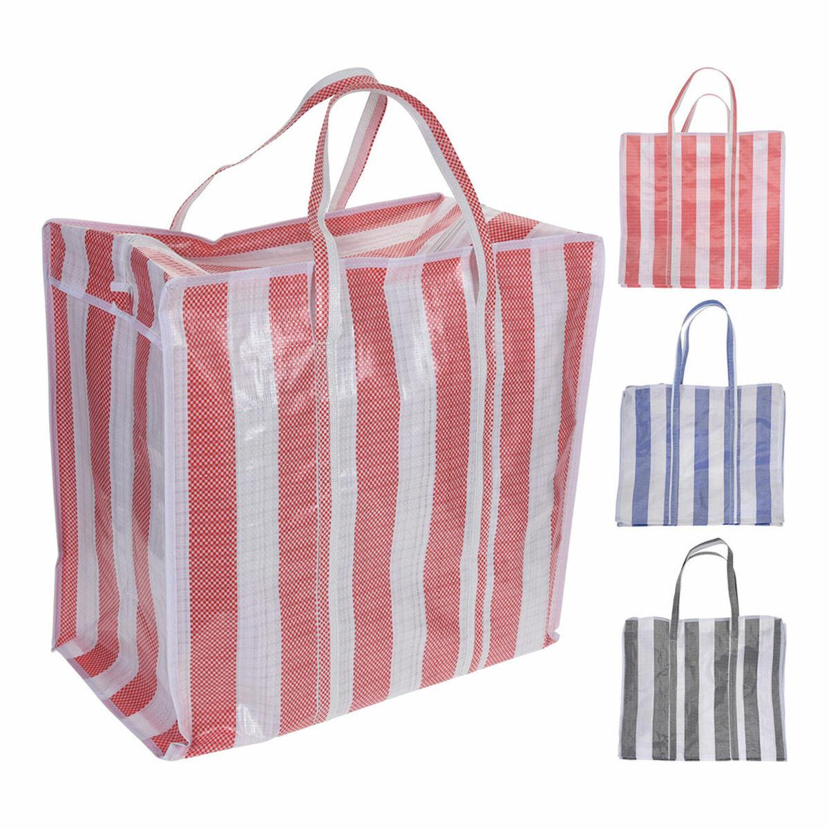 Strandtaske Stribet 55 X 55 X 30 Cm