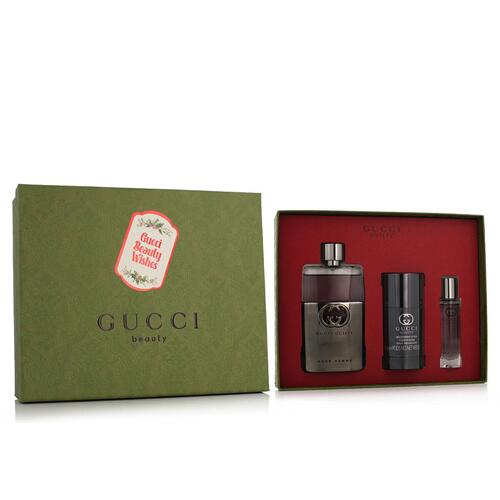 Parfume sæt til mænd Gucci Guilty 3 Dele