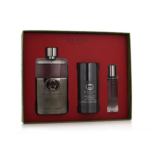 Parfume sæt til mænd Gucci Guilty 3 Dele