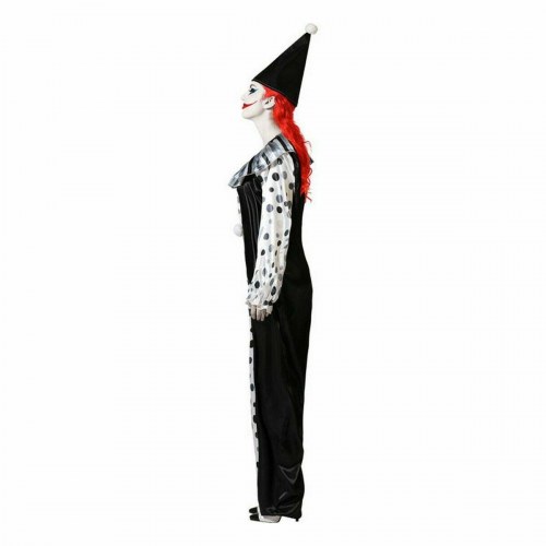 Klovnekostume til voksne - Grå unisex, XL (100 % polyester)
