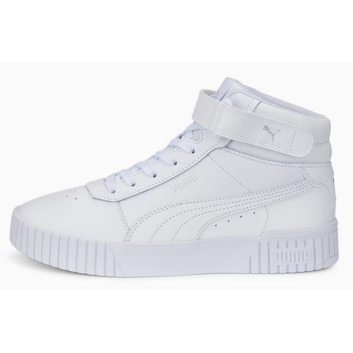 Kvinde Casual Sneakers Puma Carina 2.0 Mid 385851 02 Hvid 37