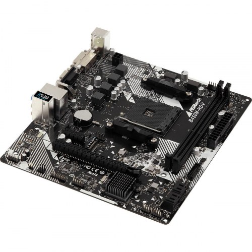 Bundkort ASRock B450M-HDV R4.0 - AMD B450, AM4, MicroATX