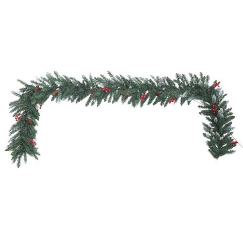 Juledekorationer til dør 4 dele PVC