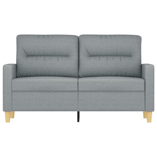 2-personers stofsofa - lysegrå