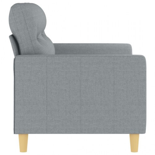 2-personers stofsofa - lysegrå