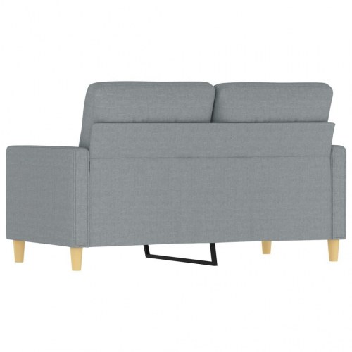 2-personers stofsofa - lysegrå